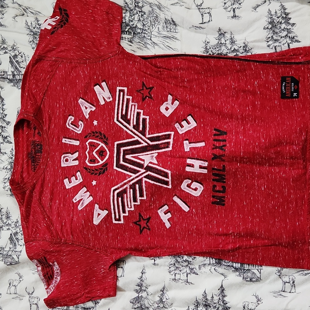 American Fighter, large, red/white